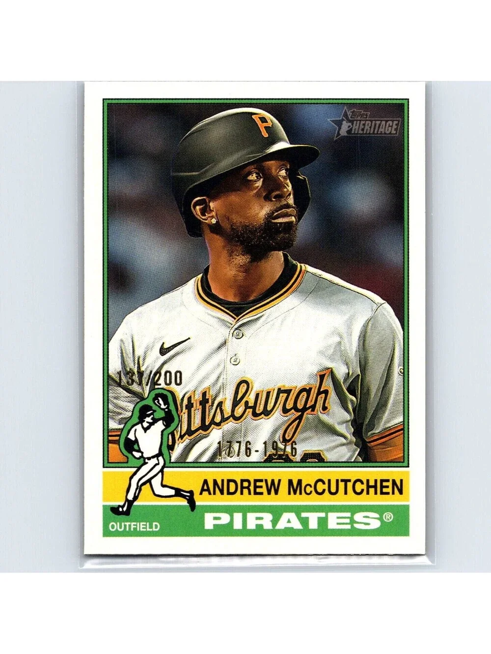 2025 Topps Heritage Baseball Andrew McCutchen #314 Bicentennial 1776-1976 #/200